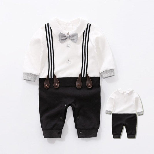 Male Baby Full Moon Dress One Hundred Days Banquet One-year-old Suit - Almoni Express