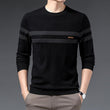 Men Round Neck Fashion Pullover Sweater - Almoni Express