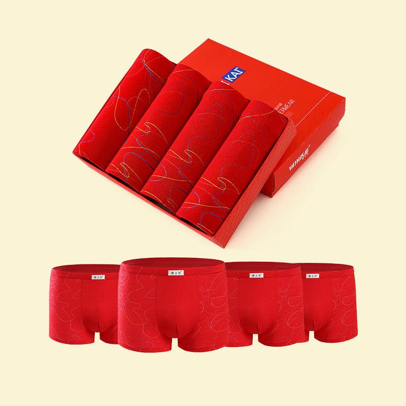 Men's boxer briefs 4pcs - Almoni Express