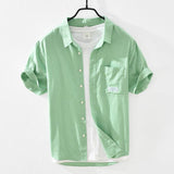 Men's Casual Cotton And Linen Shirts - AL MONI EXPRESS