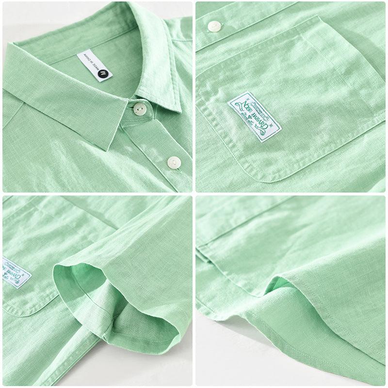 Men's Casual Cotton And Linen Shirts - AL MONI EXPRESS