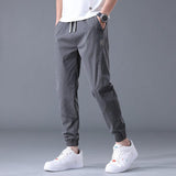 Men's Casual Loose Drawstring Pants Sports Trendy And Versatile - Almoni Express