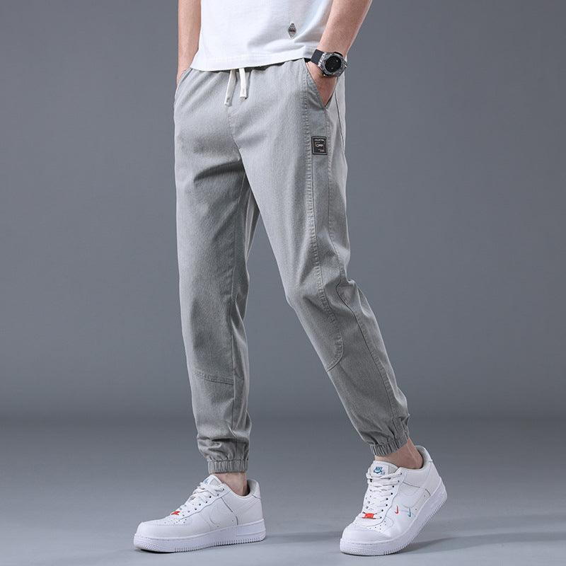 Men's Casual Loose Drawstring Pants Sports Trendy And Versatile - Almoni Express