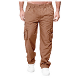 Men's Casual Multi-pocket Loose Straight Cargo Pants - AL MONI EXPRESS