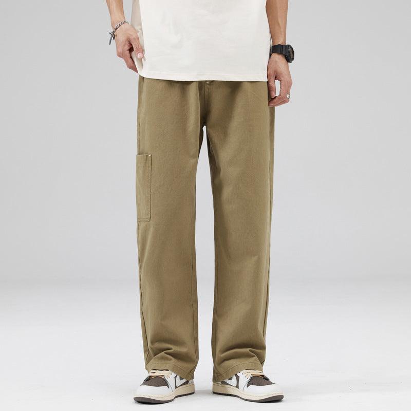 Men's Casual Working Pants Loose Cotton - AL MONI EXPRESS