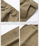 Men's Casual Working Pants Loose Cotton - AL MONI EXPRESS