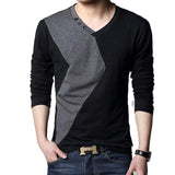 Men's combed cotton long sleeve T-shirt - AL MONI EXPRESS