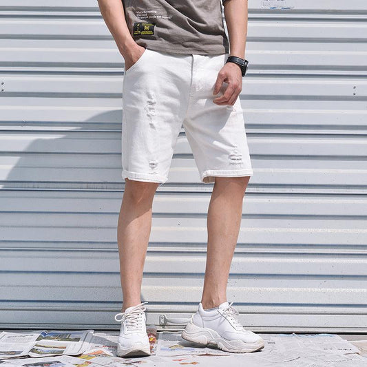 Men's denim shorts - Almoni Express