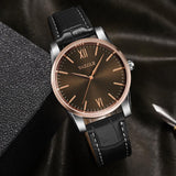 Men's Fashion Belt Quartz Watch - AL MONI EXPRESS