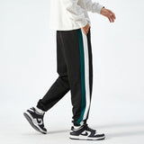 Men's Fashion Casual Ankle-tied Sports Loose Oversized Long Pants - Almoni Express