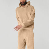 Men's Fashion Casual Plush Sweater Pants Suit - AL MONI EXPRESS