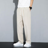 Men's Fashion Linen Casual Pants - Almoni Express