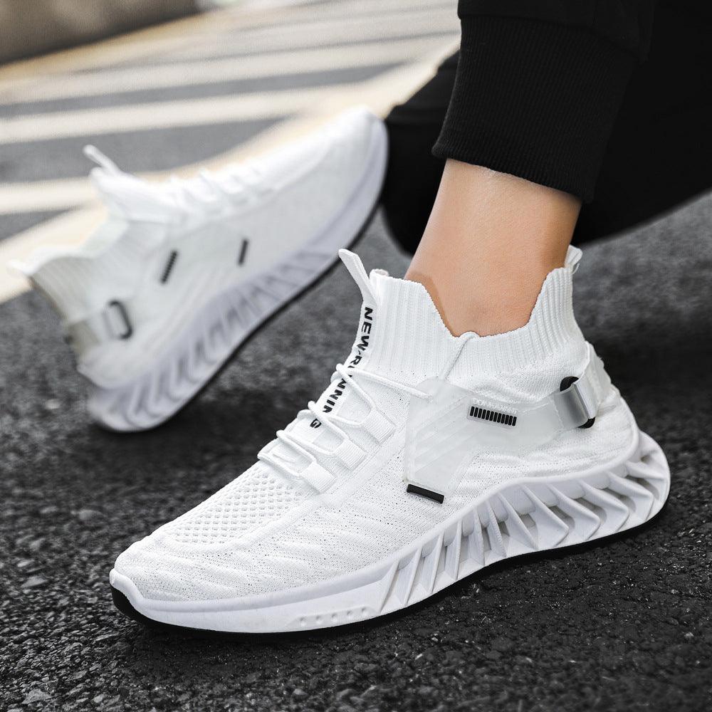 Men's Fashion Trendy Breathable Flyknit Sports Casual Shoes - AL MONI EXPRESS