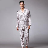 Men's Long Sleeve Pants Pajamas Set - Almoni Express