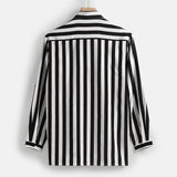 Men's long sleeve striped shirt - AL MONI EXPRESS