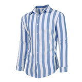 Men's long sleeve striped shirt - AL MONI EXPRESS