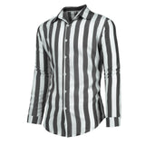 Men's long sleeve striped shirt - AL MONI EXPRESS