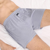 Men's Loose Thin Panties Cotton Home Wear Pajama Pants - Almoni Express