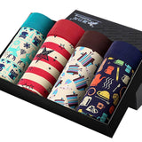 Men's Modal Boxers Gift Box - Almoni Express