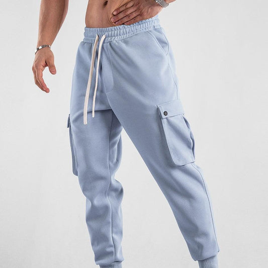 Men's Multi-pocket Sports Casual Pants - Almoni Express