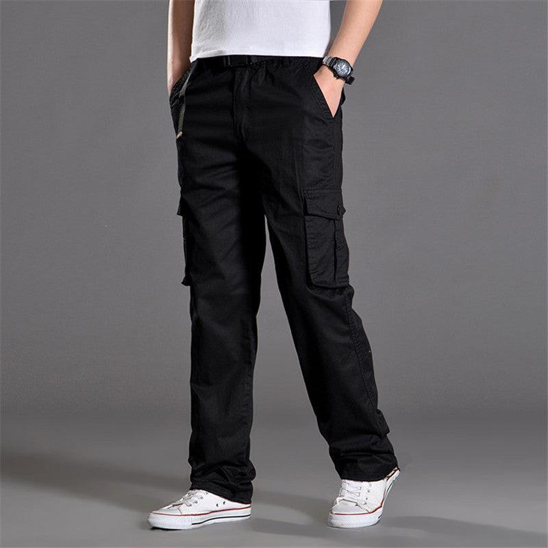 Men's Outdoor Work Clothes-pocket Straight Casual Trousers - Almoni Express