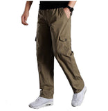 Men's Outdoor Work Clothes-pocket Straight Casual Trousers - Almoni Express