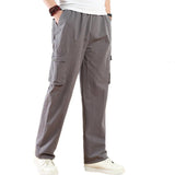 Men's Outdoor Work Clothes-pocket Straight Casual Trousers - Almoni Express