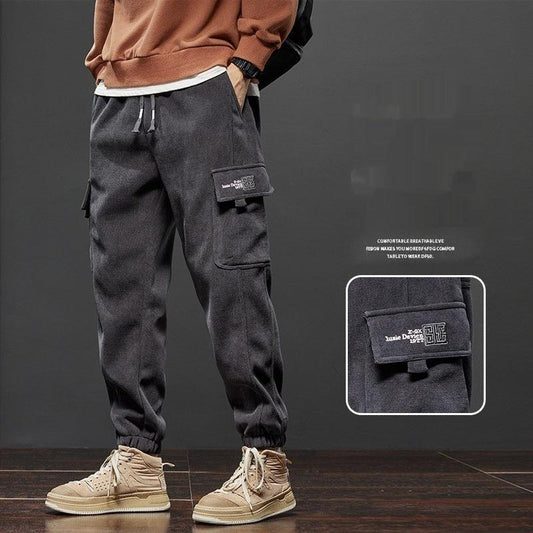 Men's Pants Sports Pants Ankle-tied Trousers - Almoni Express