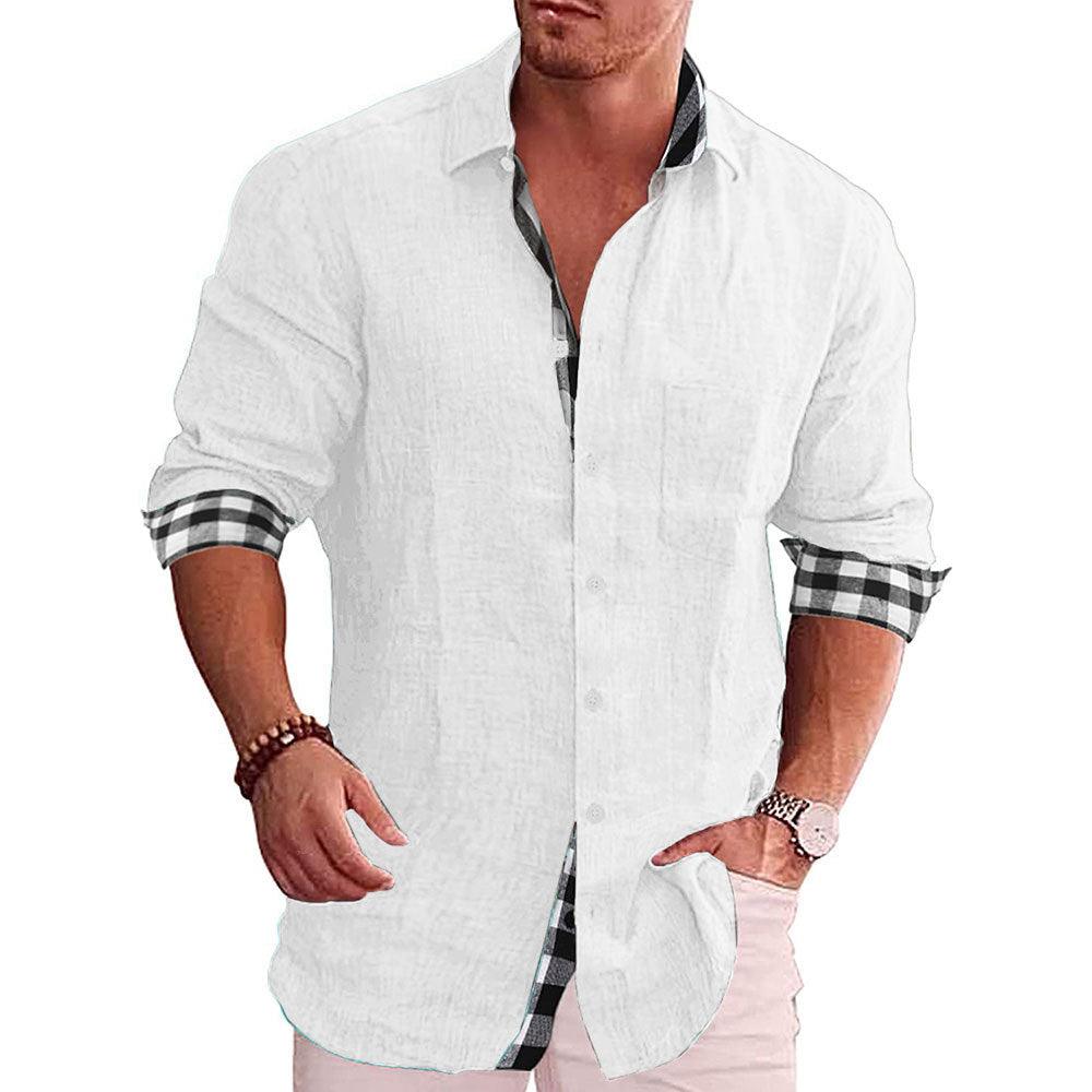 Men's Shirt Long Sleeve Casual - AL MONI EXPRESS