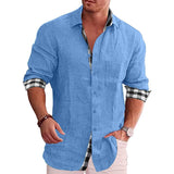 Men's Shirt Long Sleeve Casual - AL MONI EXPRESS