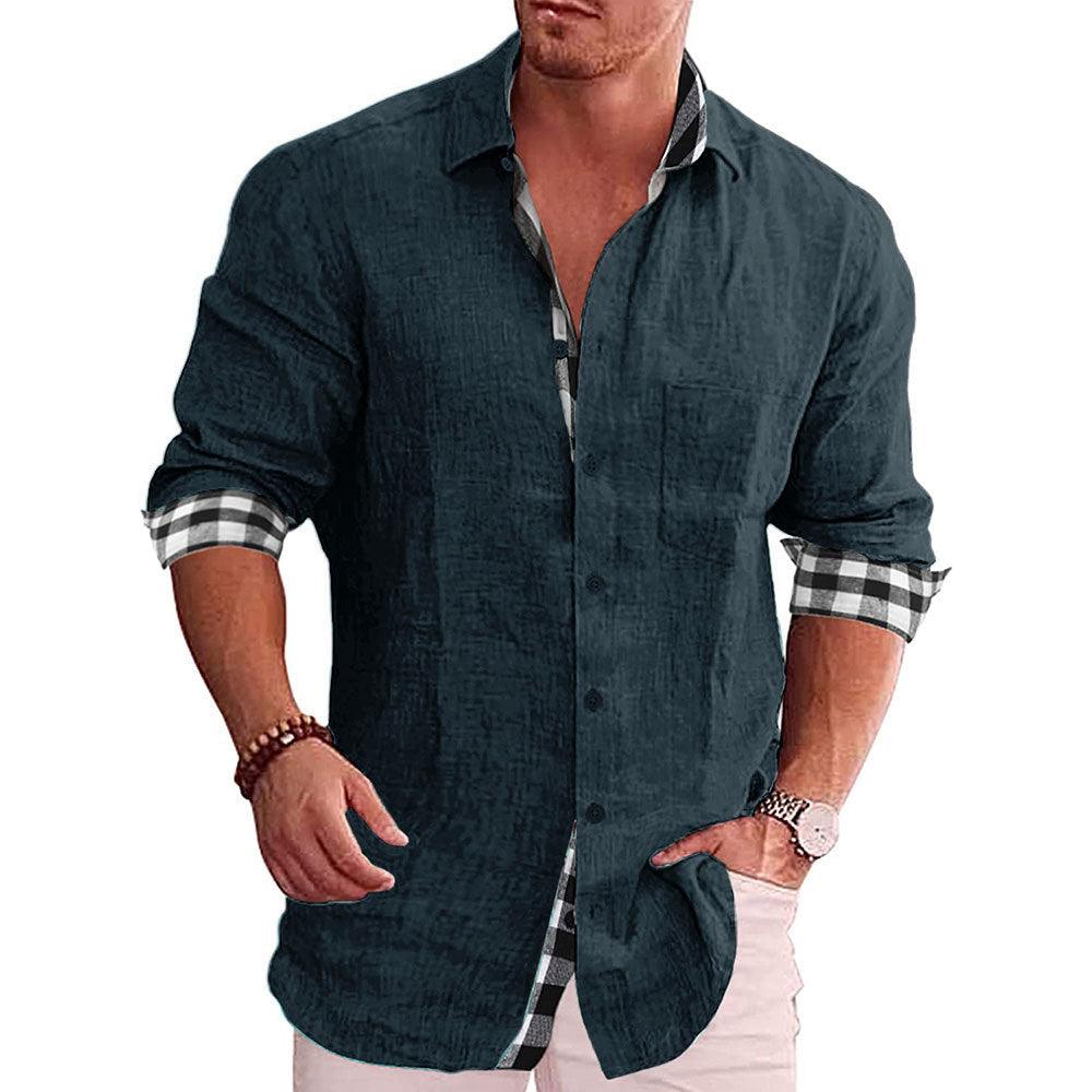 Men's Shirt Long Sleeve Casual - AL MONI EXPRESS