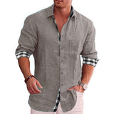 Men's Shirt Long Sleeve Casual - AL MONI EXPRESS