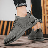 Men's Sports Shoes Casual Sneakers Outdoor Platform Fashion Luxury Lace-up Loafers Breathable Hiking Flat Shoes - AL MONI EXPRESS