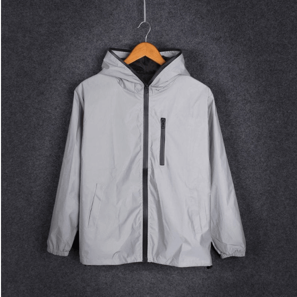 Men's Spring And Autumn Full Reflective Windbreaker Waterproof Jacket Men's High Street - AL MONI EXPRESS