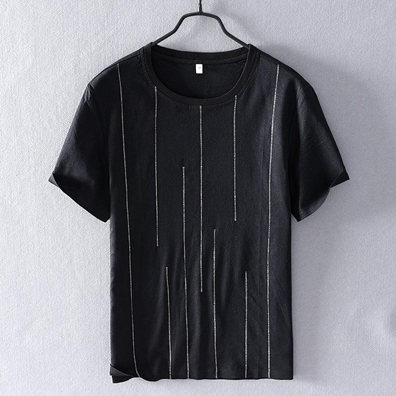 Men's striped T-shirt - AL MONI EXPRESS