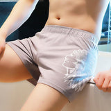 Men's Underwear Loose Boxer Plus Size Cotton Pajama Pants - Almoni Express