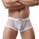 Men's Underwear Sexy Men's Boxer Pants Large Mesh Mesh Breathable Sexy Men's Underwear - Almoni Express