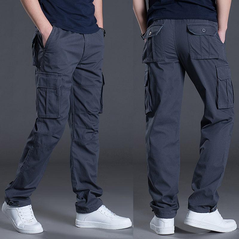 Men'S Work Pants Multi-Pocket Overalls - AL MONI EXPRESS