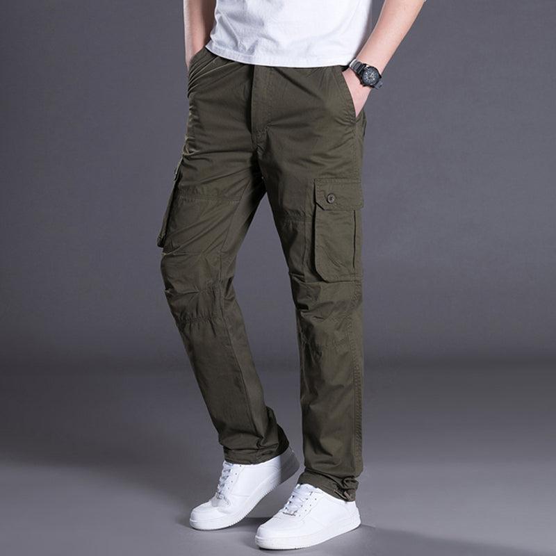 Men'S Work Pants Multi-Pocket Overalls - AL MONI EXPRESS