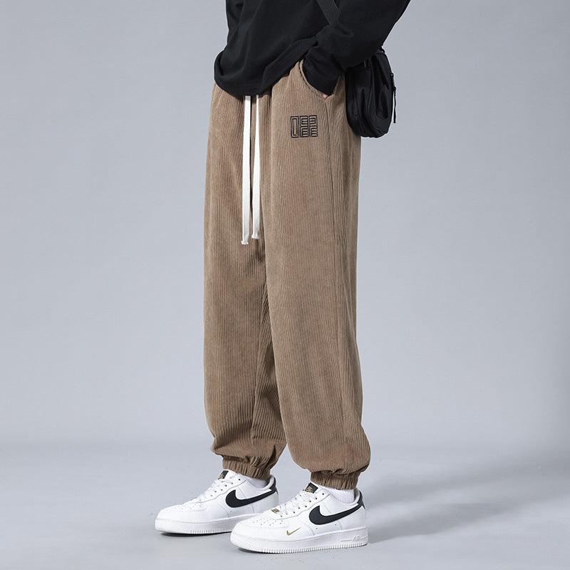 Men's Workwear Casual Sports Trousers - Almoni Express