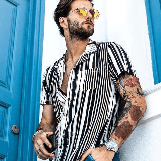 Men Summer Holiday Hawaiian Shirts - AL MONI EXPRESS