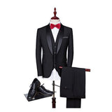 Mens Suits 3Pcs Formal Casual Slim High Quality Stylish Sets - AL MONI EXPRESS