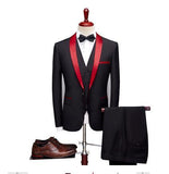 Mens Suits 3Pcs Formal Casual Slim High Quality Stylish Sets - AL MONI EXPRESS