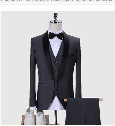 Mens Suits 3Pcs Formal Casual Slim High Quality Stylish Sets - AL MONI EXPRESS