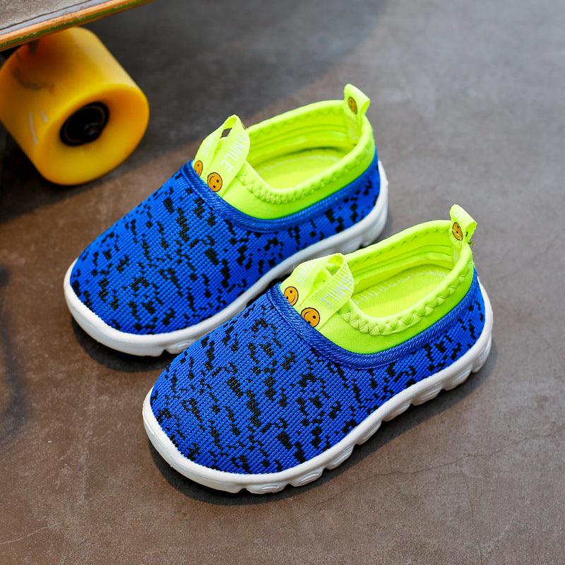 Mesh Children's Shoes Sports Boys' Shoes - Almoni Express