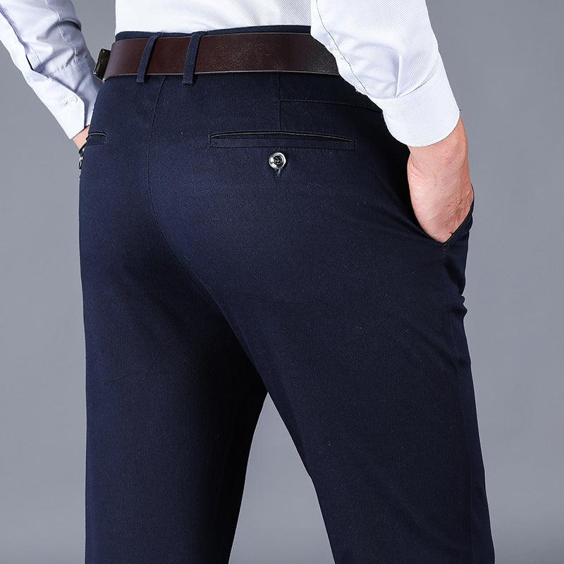 Middle-aged Business Suit Pants For Men - Almoni Express