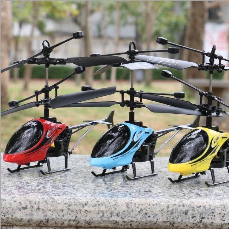 Mini Remote Control Airplane Helicopter Fall Resistant Electric Drone - Almoni Express