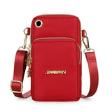 Mobile Phone Bag Women Shoulder Bag 3-layer Zipper Design Small Crossbody Shouder Bags Wallet Coin Purse - AL MONI EXPRESS