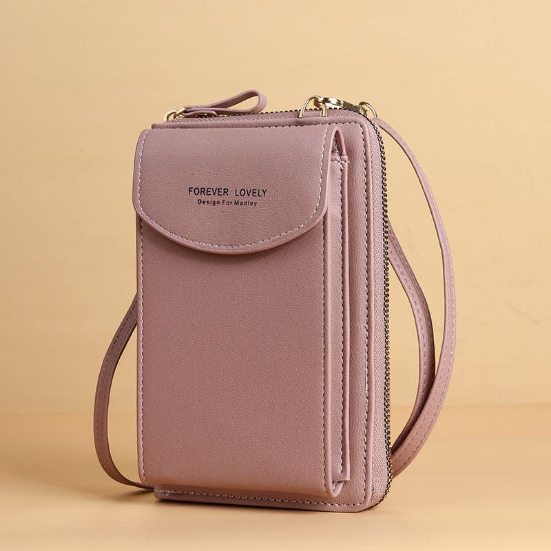 Mobile Phone Crossbody Bags Clutch Large Capacity Long Wallet Shoulder Bag Women - AL MONI EXPRESS