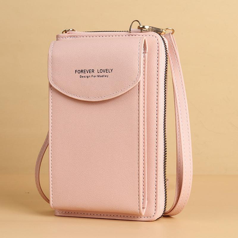 Mobile Phone Crossbody Bags Clutch Large Capacity Long Wallet Shoulder Bag Women - AL MONI EXPRESS